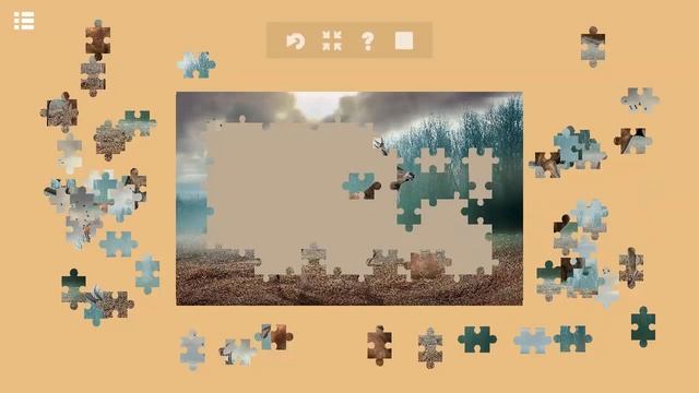 Jigsaw Puzzle Animals - Deer Gameplay 112 pieces Available on Steam - Tribus Games Indie смотреть онлайн