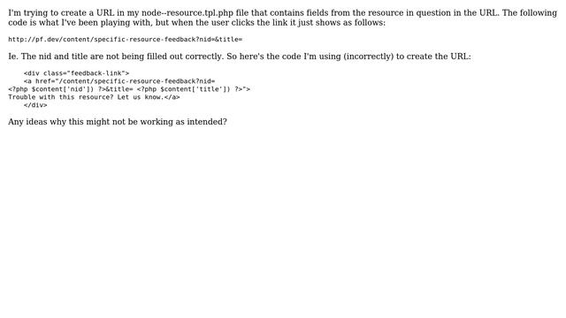 Drupal: Creating a dynamic URL in node--resource.tpl.php смотреть онлайн