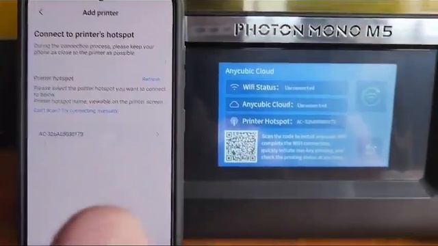 Connection within Anycubic APP and 3D Printer Photon Mono M5 - Failure. смотреть онлайн