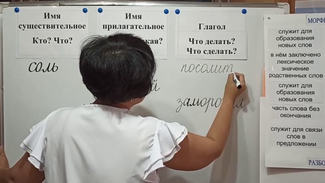 Русский язык. 2 класс. Родственные слова. Части речи. Ким Е.О., учитель начальных классов. смотреть онлайн