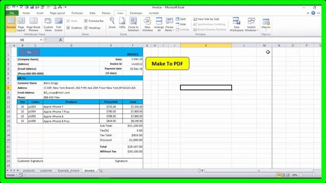 VBA button excel to pdf. смотреть онлайн