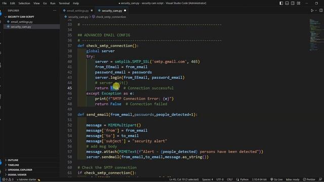 09-Computer vision بالعربى - final project - security camera using YOLO V8 and smtplib смотреть онлайн