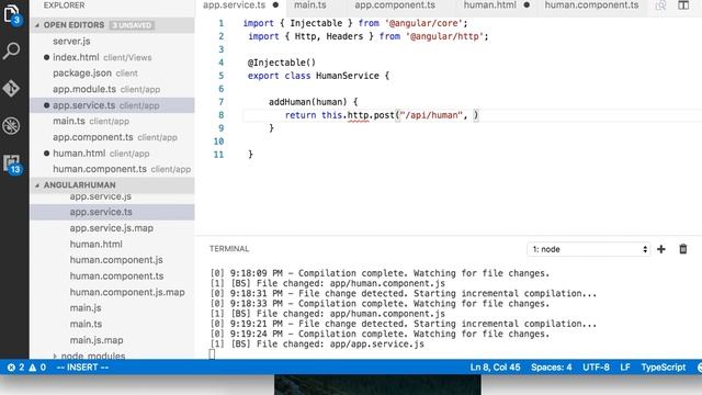 Angular 2 Full MEAN Stack Application смотреть онлайн