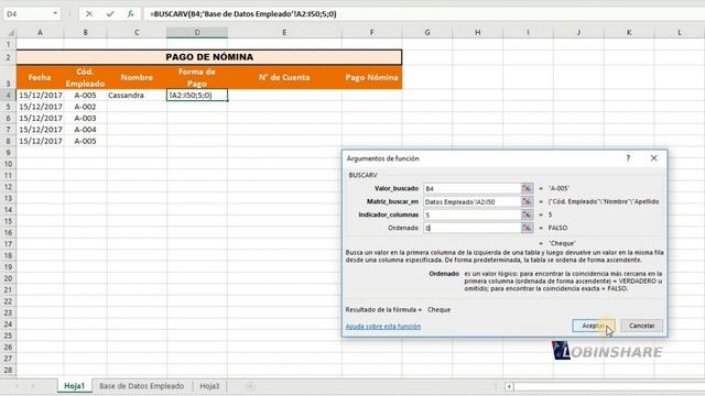 EXCEL 2016 _ Tutorial 29: CÓMO USAR LA FUNCIÓN BUSCARV, CONSULTAV смотреть онлайн