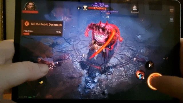 samsung tab s8 gameplay Diablo Immortal смотреть онлайн