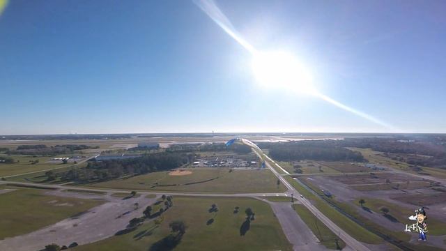 PPG - Powered Paraglider chased by Drone смотреть онлайн