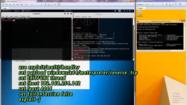 MS17-010 Vulnerability - EternalBlue exploit using binary payload and script on Windows 8.1 & 2012R смотреть онлайн