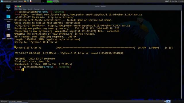 How to Install Python 3.10.4 on Parrot 5 Electro | Compile Python 3.10 from Source on Parrot 5 LTS смотреть онлайн