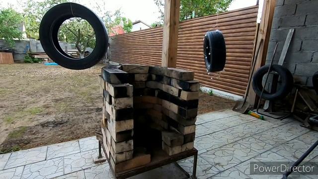 Простой мангал за 5 минут из кирпичей смотреть онлайн