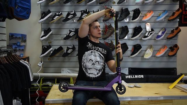 Обзор трюкового самоката Tech Team Virus смотреть онлайн