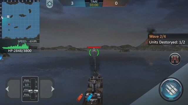 Warship Attack 3D Game Level 1 - 3, 4 New Ship Shoot Game смотреть онлайн