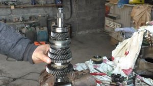 Сборка вторичного вала (ёлка)  КПП (ВАЗ 2108_2115)