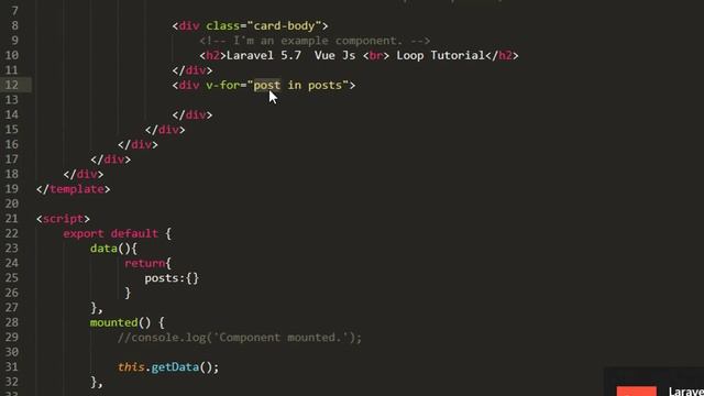 Laravel Vue js Loop Part 3 - Laravel Vue Js Tutorial - Coding Xpress смотреть онлайн