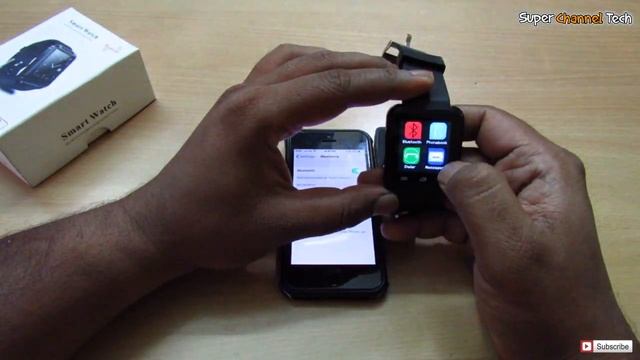 How to use U8 smart watch with Iphone смотреть онлайн