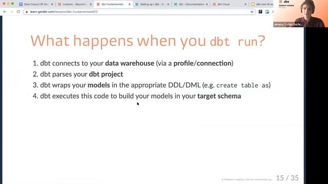 Meet dbt: The Data Transformation Tool Used by JetBlue, GitLab, Wistia & Away | Fishtown Analytics смотреть онлайн