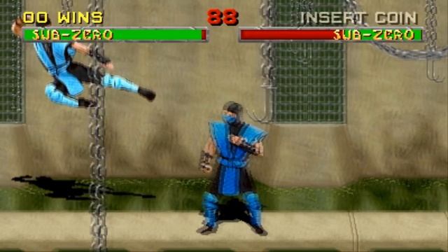 Mortal Kombat 2 arcade Sub Zero Gameplay Playthrough Longplay смотреть онлайн