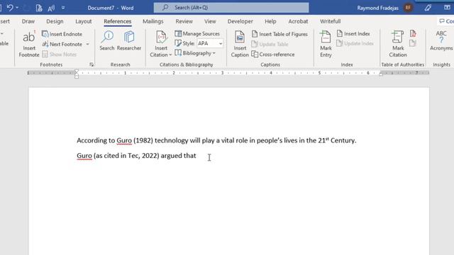 Secondary Citation in Microsoft Word Made Easy (APA Format) смотреть онлайн
