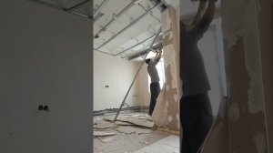 Демонтаж потолка из ГКЛ (Переделки после ЗЯТЯ :)