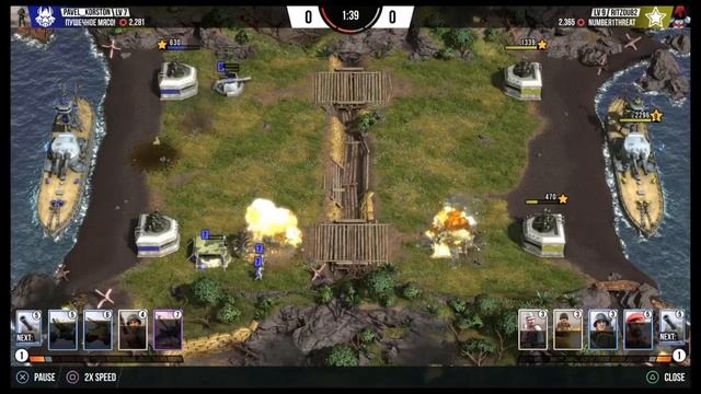 Battle Islands: Commanders_Первая встреча с ПТшкой 5го ранга :) смотреть онлайн