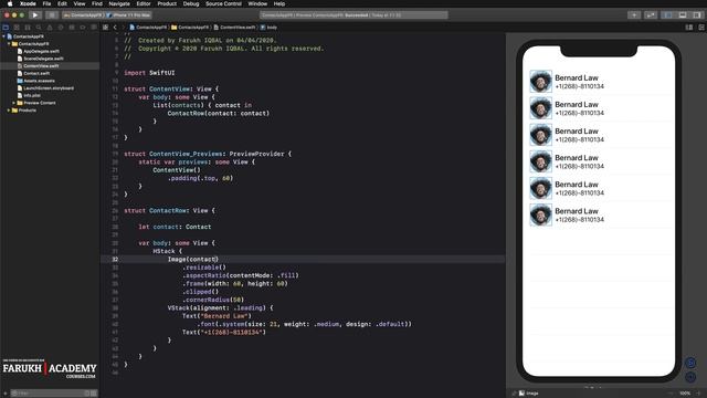 SwiftUI : Liste et Vue de Navigation смотреть онлайн