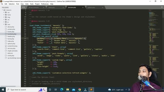 How to make Dynamic Header and Footer in WordPress || What is the Use of Option.php File? смотреть онлайн