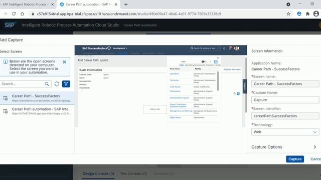 SAP RPA 2.0: Screen Capture смотреть онлайн