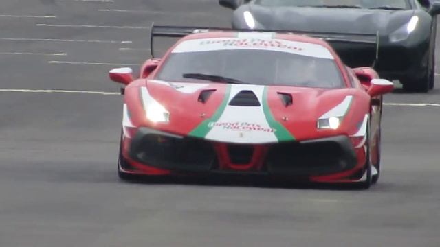Ferrari 488 Challenge Evo on track смотреть онлайн