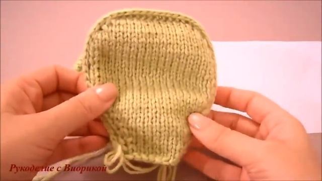 Детские шапочки крючком и спицами.№2 Шапочка для новорожденного смотреть онлайн