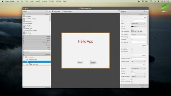 Разработка игры на Java / #2 – Базовые концепции JavaFx. Программа Scene Builder