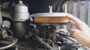 Воздушный фильтр на газ 66 сухого типа