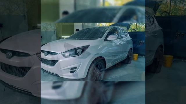 Hyundai Tucson Pearl White смотреть онлайн