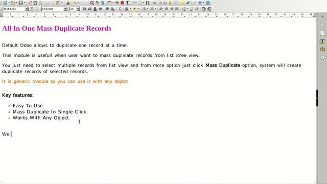 Odoo Mass Duplicate Any Records смотреть онлайн