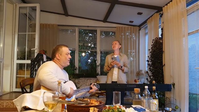 Валентина Богданова поет по-украински в гостях у друзей в г. Кисловодск. смотреть онлайн