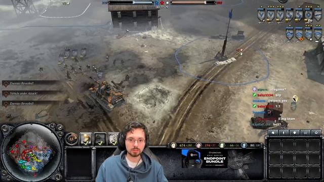 CoH2: Bloodbath 4v4 Hans' team vs Noggano's team G3 смотреть онлайн