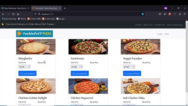 #7 Creating Pizzas Card with dummy json file | Mern Stack Tutorials(Hindi/Urdu) смотреть онлайн