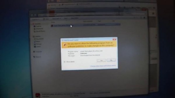 Adobe Flash 10.0.45.2 redistributable ActiveX installer shows up as unsigned on Windows 7
