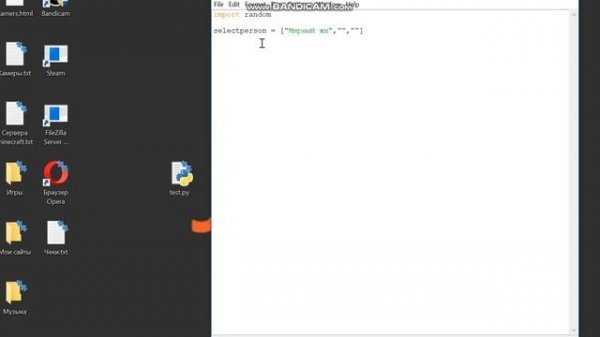 Как с помощью модуля random выбрать рандомную строчку? |Гайд Python|