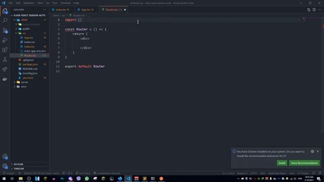 Authentication in React app using Flask Server-Sided Sessions смотреть онлайн