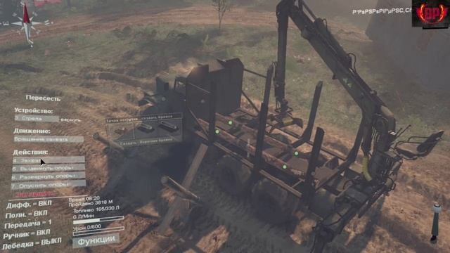 Spintires. РАБОТА НА ЛЕСОВОЗЕ ТОТ ЕЩЕ ТРУД!!!! ГРЯЗЕМЕС, БОЛЬ, смотреть онлайн