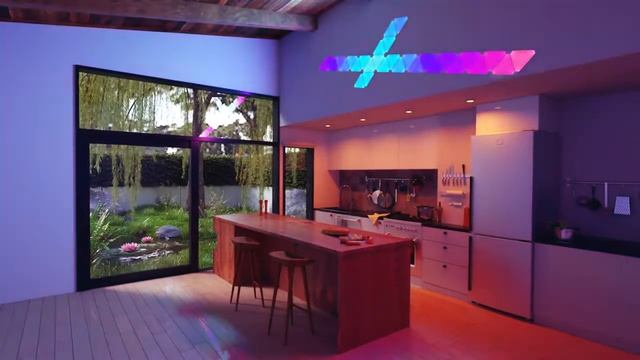 Nanoleaf Aurora Modular Smart Lighting Triangles смотреть онлайн