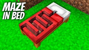 Я нашёл ЛАБИРИНТ внутри КРОВАТИ в Майнкрафте ! Что внутри СТРАННОЙ КРОВАТИ ?