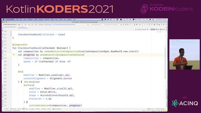 Kotlin KODERS 2021 - Intro to Animating things with Jetpack Compose by Thomas Pucci смотреть онлайн