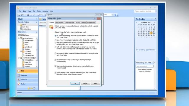 Microsoft® Outlook 2007: How to disable Junk Mail Filter on Windows® 7? смотреть онлайн