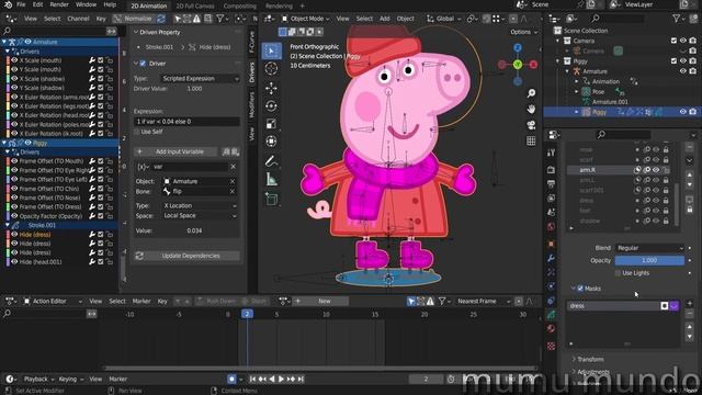 360° Full Body Turn Rig Tutorial with Blender Grease Pencil смотреть онлайн