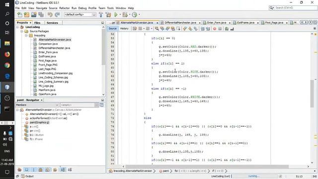 Line coding simulator in Java смотреть онлайн