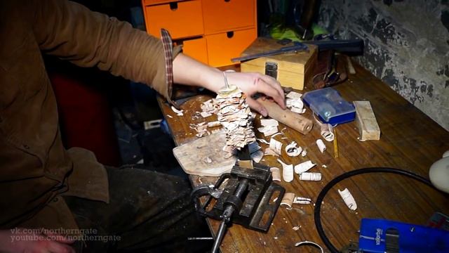 Кузница Северные Врата. Рождение ножа из дамасской стали. смотреть онлайн