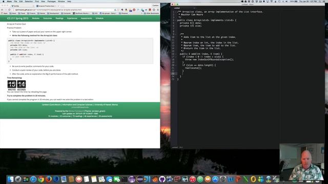 ArrayList Practice Quiz смотреть онлайн