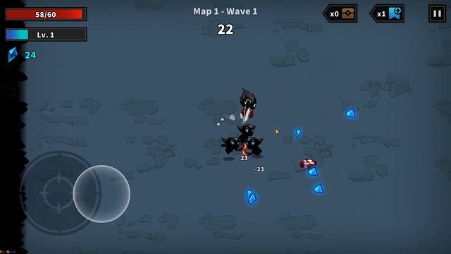 Shadow Survival: Shooter Games Gameplay - Like Brotato?! Android Game Part1 смотреть онлайн