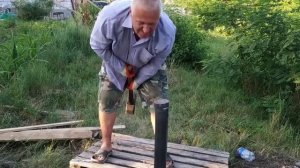 Скважина своими руками с помощью кувалды и трубы без оборудования