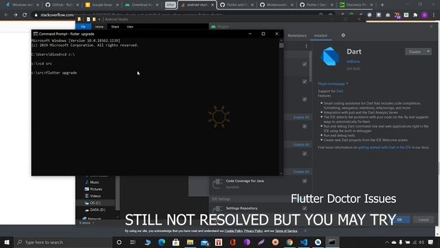 How to resolve Flutter dart Plugin Not found Error смотреть онлайн